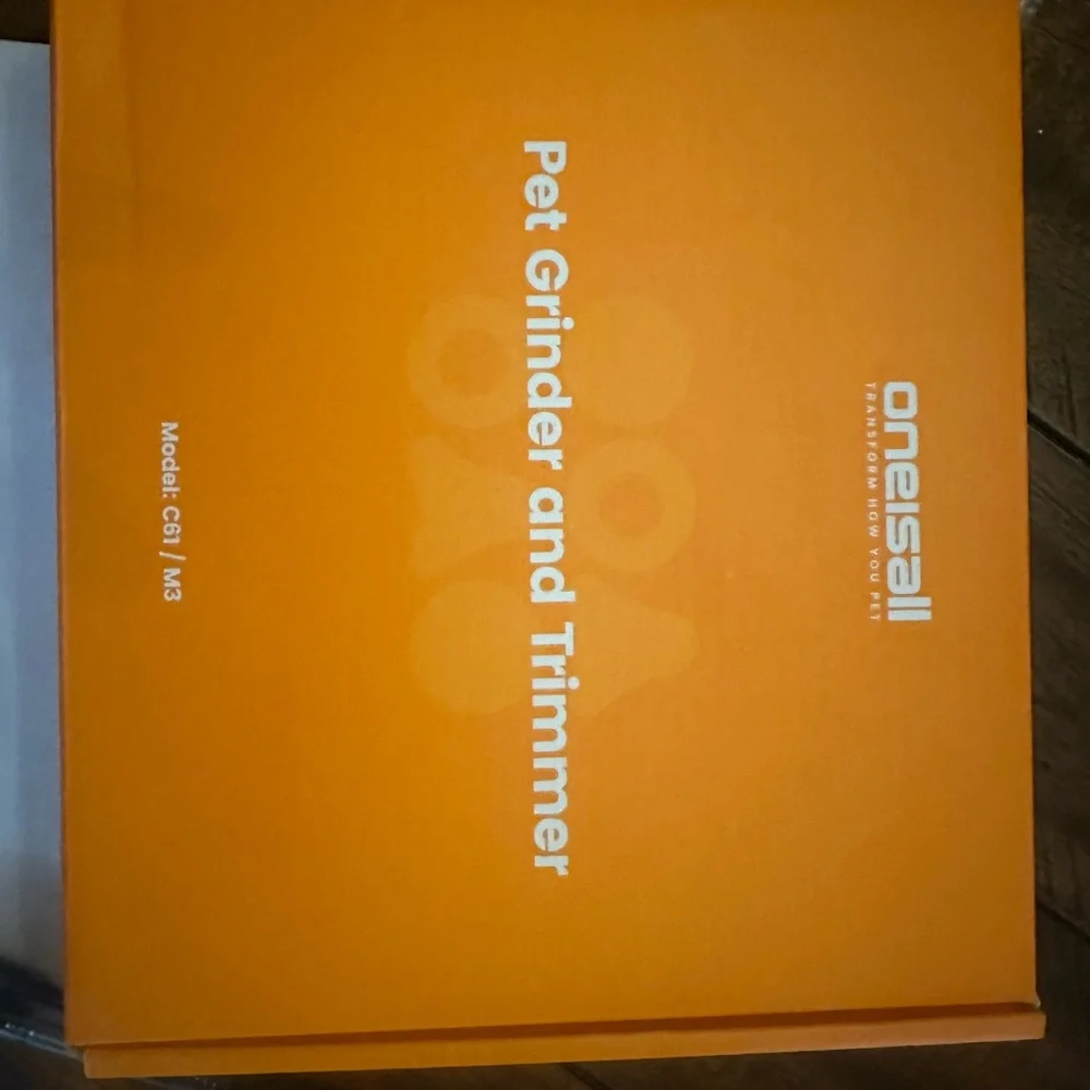 Oneisall Orange Pet Grinder and Trimmer